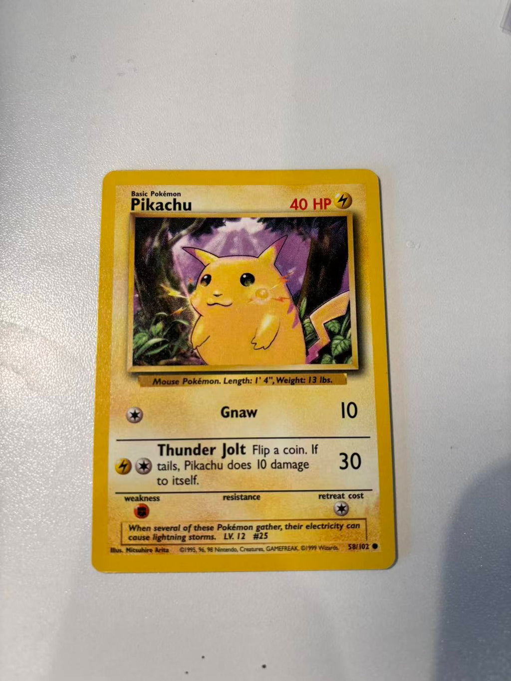 1999 Pikachu 58/102
